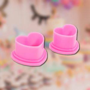 Heart Pink Ink Cups