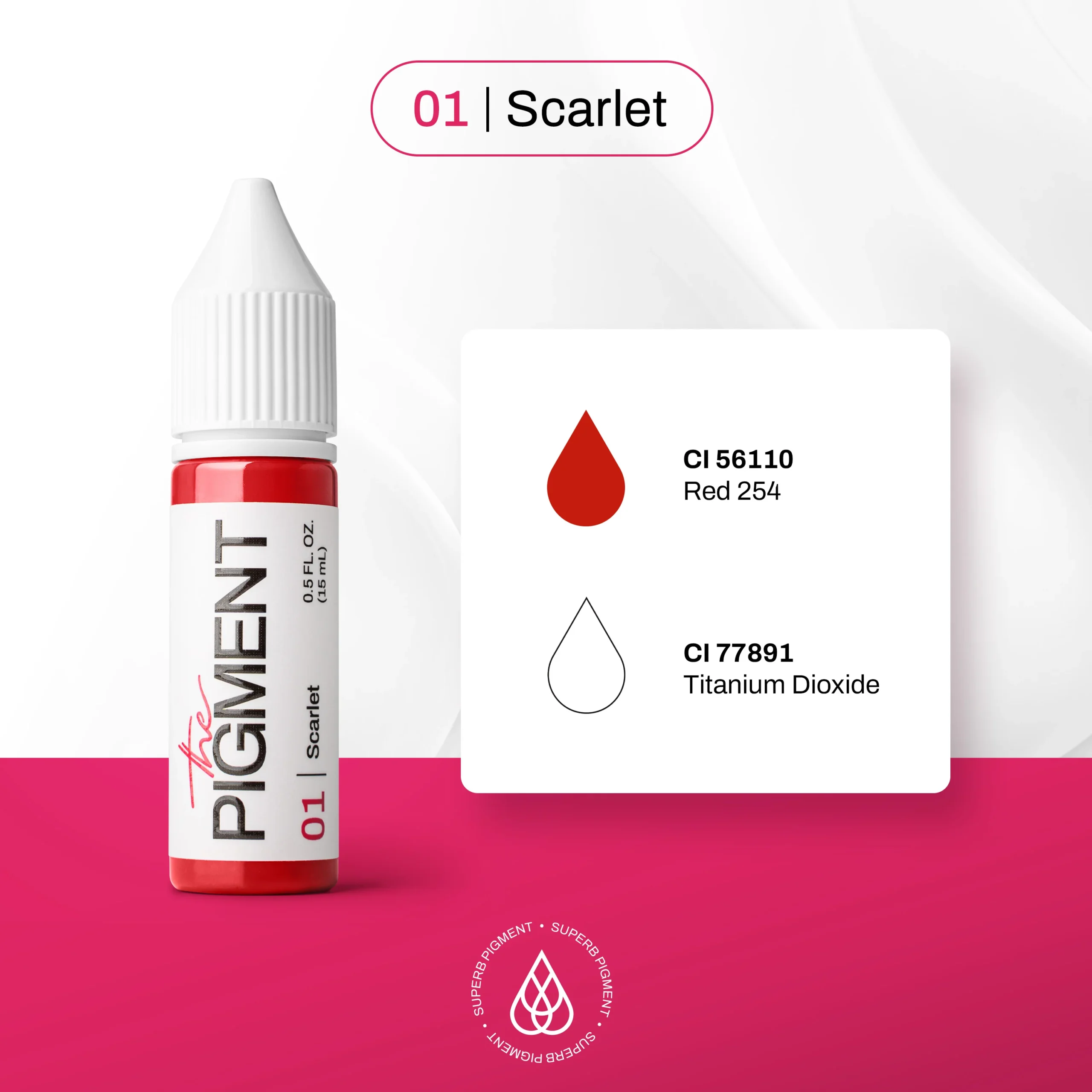 The Pigment 01 Scarlet - 15ml - Image 6