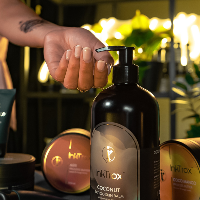InkTrox Coconut tattoo skin balm 500 ml - Image 5