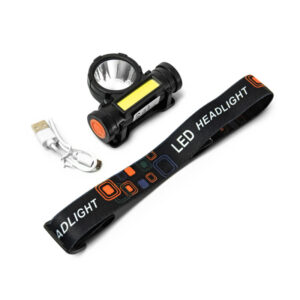 LED Headlamp with Built-in Battery