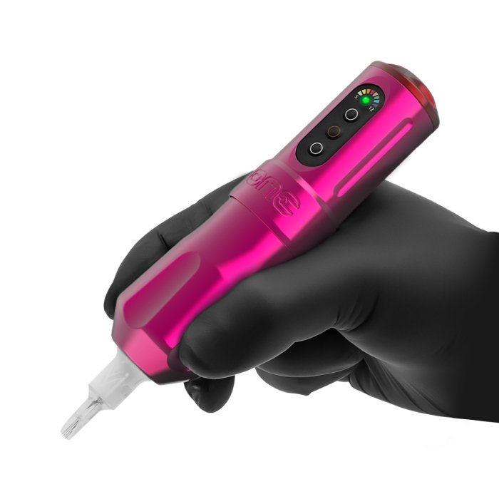FK Irons One Tattoo Machine - Bubblegum - Image 4
