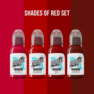 WORLD FAMOUS - Shades of Red Collection - 4x 30ml