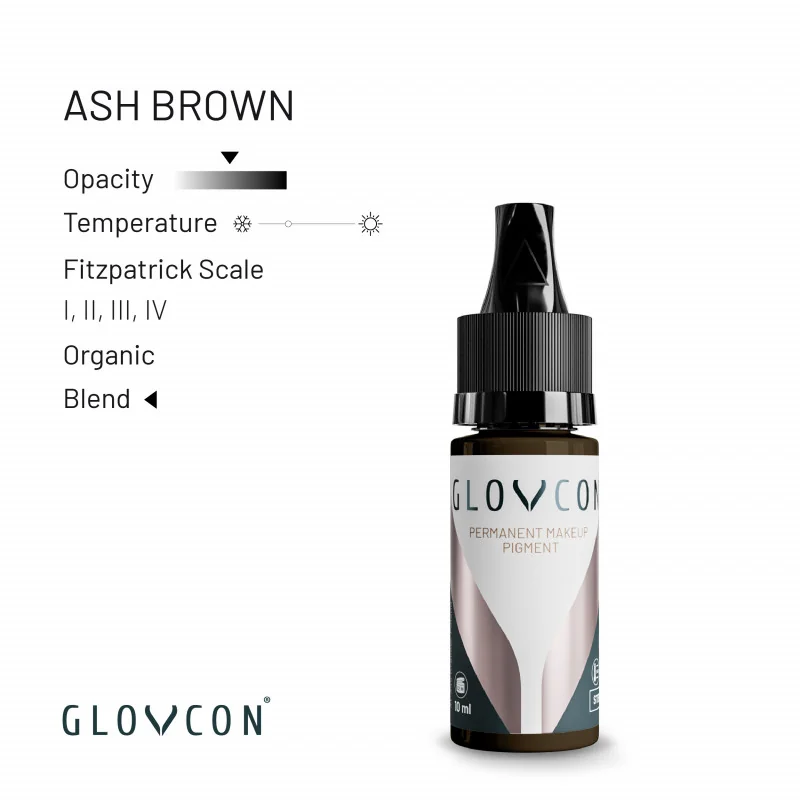 Glovcon PMU Ash Brown Eyebrow Pigment (10ml) - Image 3