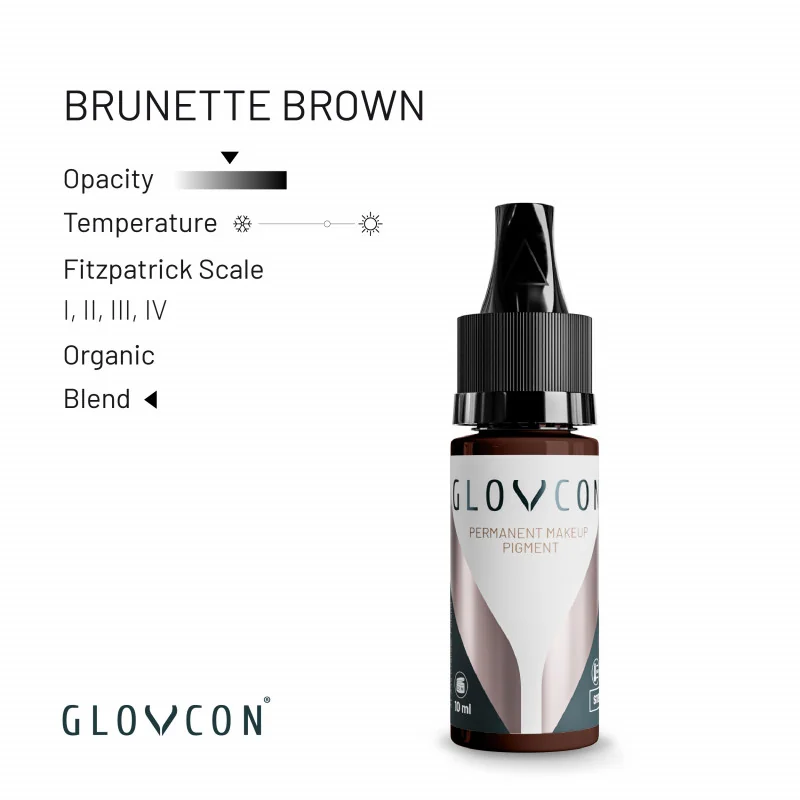Glovcon PMU Brunette Brown Eyebrow Pigment (10ml) - Image 2