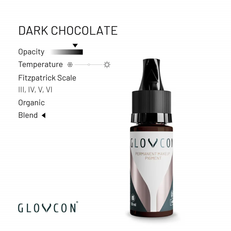 Glovcon PMU Dark Chocolate Eyebrow Pigment (10ml) - Image 2